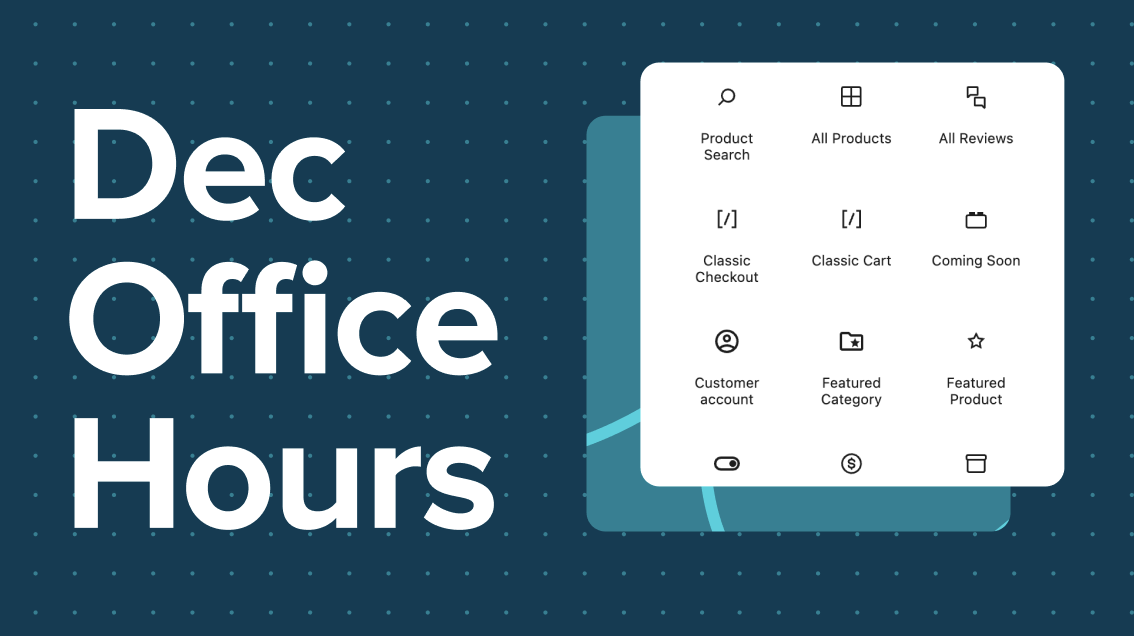 December Office Hours: Holiday Hang Out